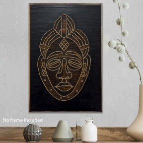 Cuadro african mask